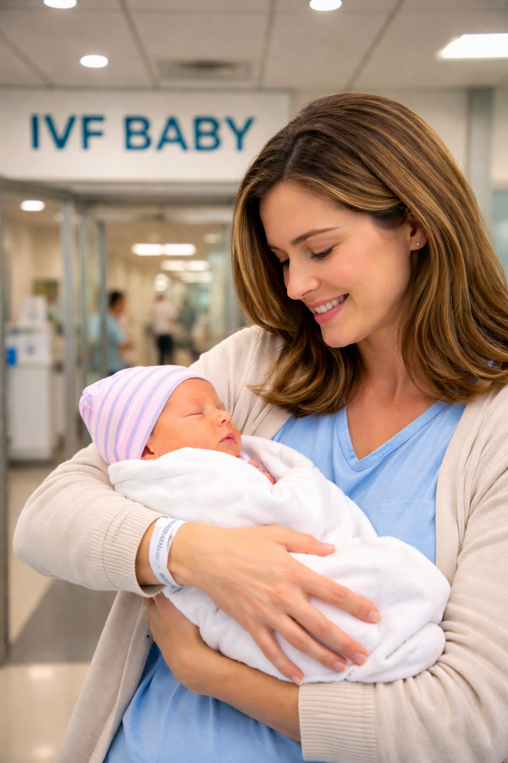 Premium front desk reception at Women Pride Care IVF clinic